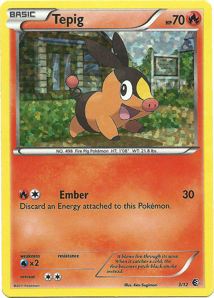 Tepig [BW-P] — Unnumbered Promotional 2010 (Japanese Pokémon TCG card)