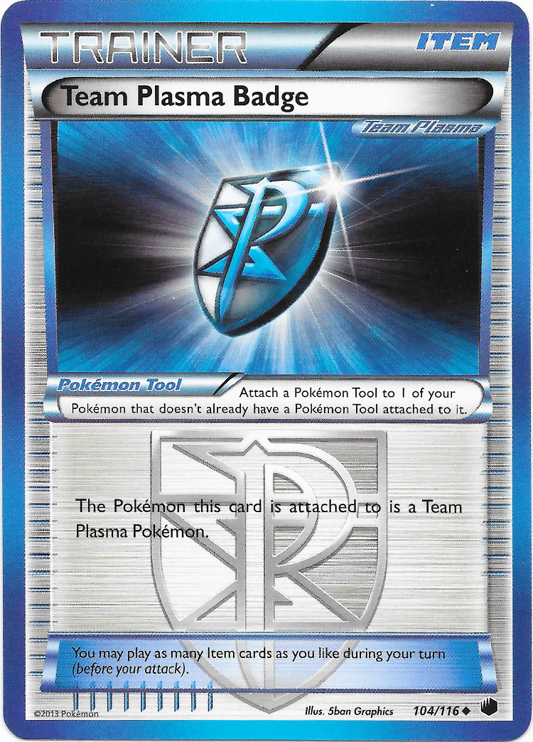 Team Plasma Badge [BW-P] — Unnumbered Promotional 2012 (Japanese Pokémon TCG card)