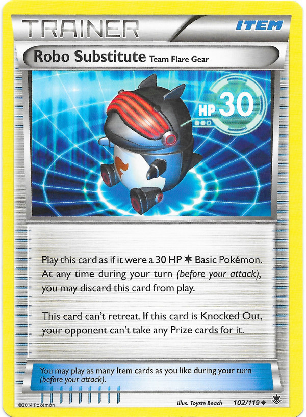 Robo Substitute [XY-P] — Unnumbered Promotional 2014 (Japanese Pokémon TCG card)