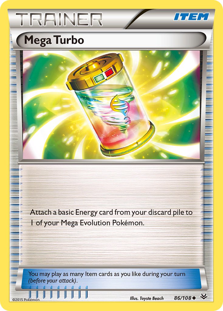 Mega Turbo [XY-P] — Unnumbered Promotional 2015 (Japanese Pokémon TCG card)