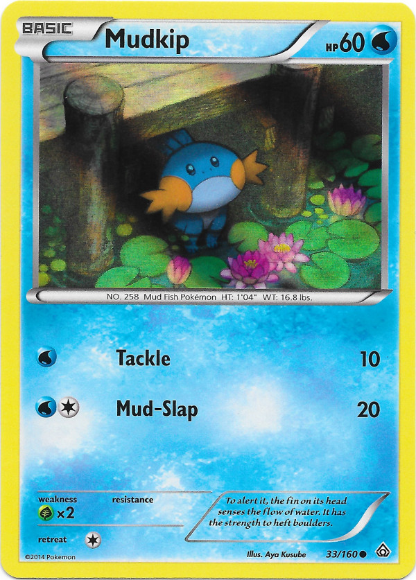 Mudkip [Art Academy] — Unnumbered Promotional 2015 (Japanese Pokémon TCG card)