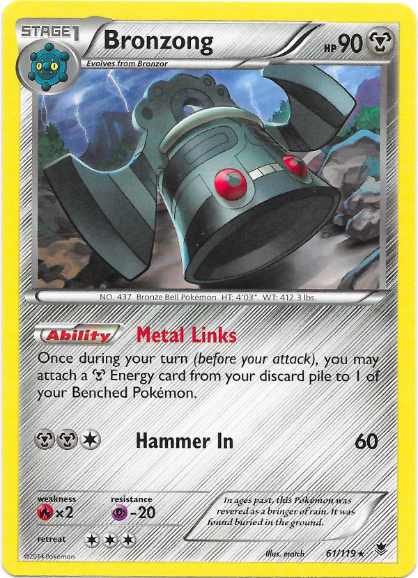 Bronzong [XY-P] — Unnumbered Promotional 2015 (Japanese Pokémon TCG card)