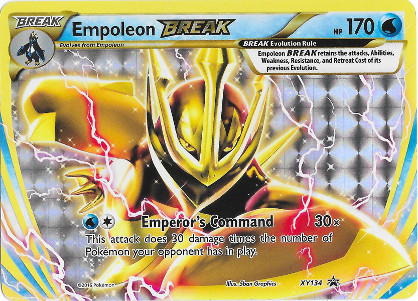 Empoleon BREAK [XY-P] — Unnumbered Promotional 2015 (Japanese Pokémon TCG card)