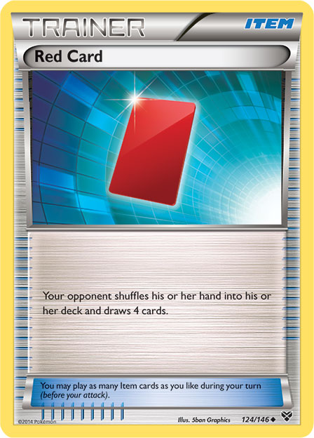Red Card [XY-P Organizer] — Unnumbered Promotional 2016 (Japanese Pokémon TCG card)