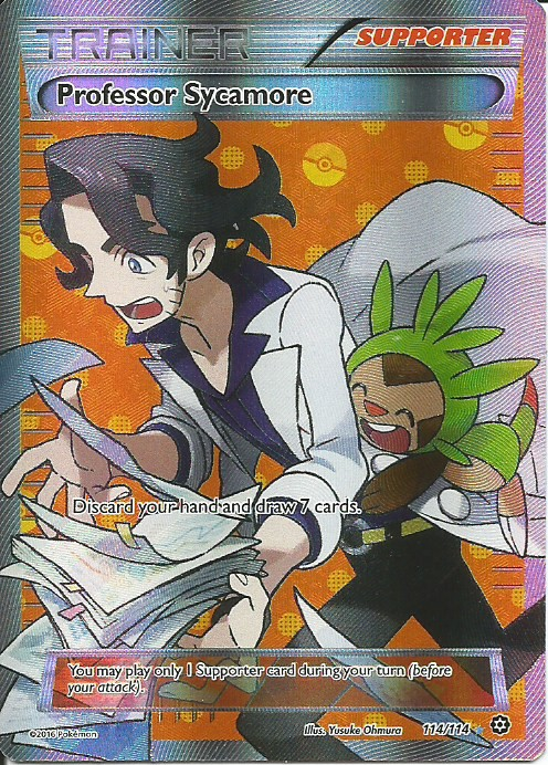 Professor Sycamore [XY-P Organizer] — Unnumbered Promotional 2016 (Japanese Pokémon TCG card)
