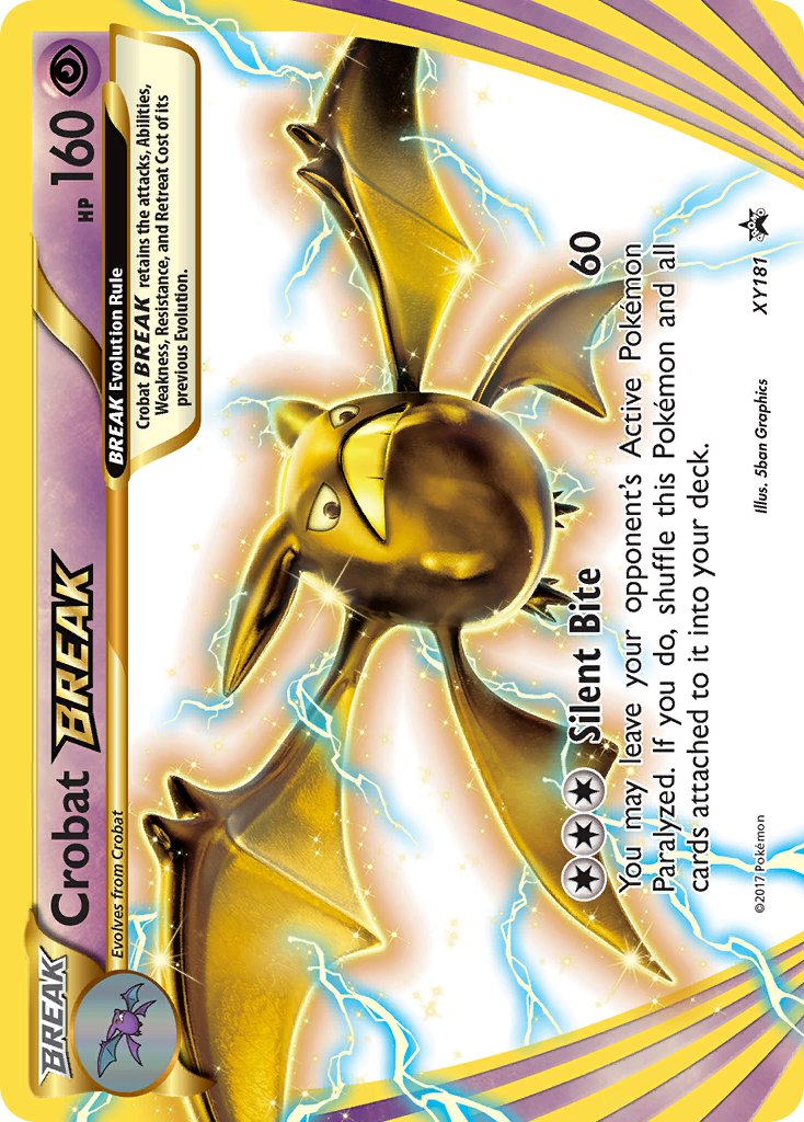 Crobat Co BREAK [XY-P Kamex] — Unnumbered Promotional 2016 (Japanese Pokémon TCG card)