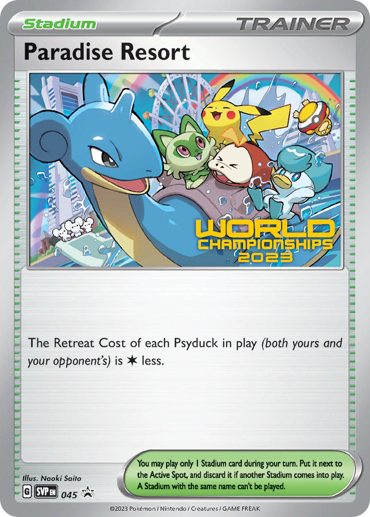 Paradise Resort [SV-P] — Unnumbered Promotional 2024 (Japanese Pokémon TCG card)