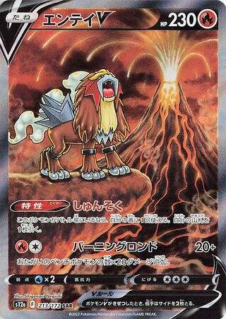 Entei V 213/172 — VSTAR Universe (Japanese Pokémon TCG card)