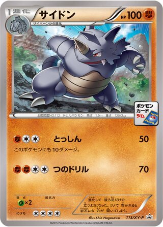 Rhydon 113/298 — XY Promos (Japanese Pokémon TCG card)