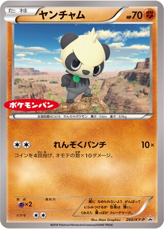 Pancham 260/298 — XY Promos (Japanese Pokémon TCG card)