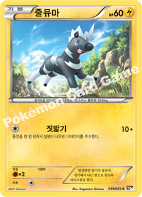 Blitzle 019 — Black Collection (Korean Pokémon TCG card)