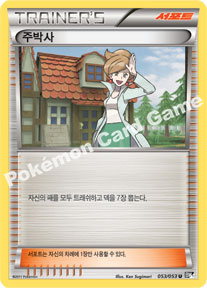 Professor Araragi 053 — Black Collection (Korean Pokémon TCG card)