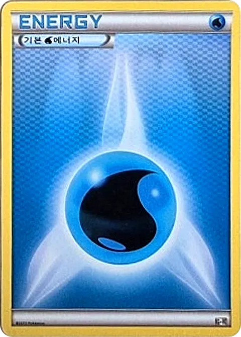 Water Energy 019/018 — Blastoise + Kyurem-EX Combo Deck (Korean Pokémon TCG card)
