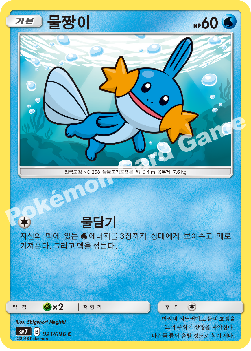 물짱이 021 — Celestial Storm (Korean Pokémon TCG card)
