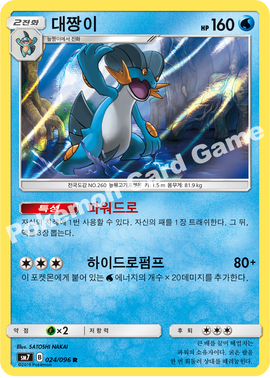 대짱이 024 — Celestial Storm (Korean Pokémon TCG card)