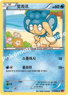Panpour 019 — Collection Y (Korean Pokémon TCG card)