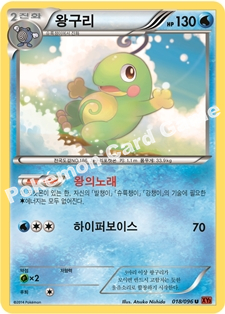 Politoed 018 — Furious Fists (Korean Pokémon TCG card)