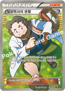 Professor Birch's Observation 078 — Tidal Storm (Korean Pokémon TCG card)