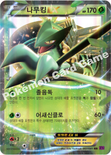 Sceptile EX 007 — Bandit Ring (Korean Pokémon TCG card)