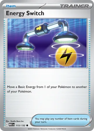 Energy Switch 115/132 — Mega Evolution (English Pokémon TCG card)