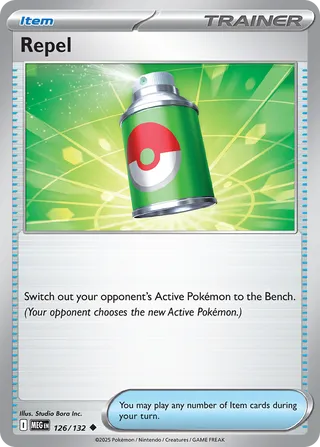 Repel 126/132 — Mega Evolution (English Pokémon TCG card)