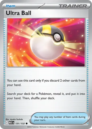 Ultra Ball 131/132 — Mega Evolution (English Pokémon TCG card)