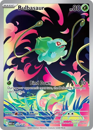Bulbasaur 133/132 — Mega Evolution (English Pokémon TCG card)