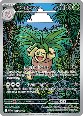 Exeggutor 135/132 — Mega Evolution (English Pokémon TCG card)