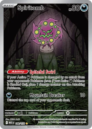 Spiritomb 148/132 — Mega Evolution (English Pokémon TCG card)