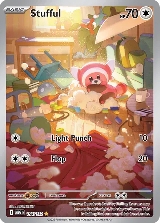 Stufful 154/132 — Mega Evolution (English Pokémon TCG card)