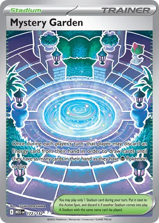 Mystery Garden 172/132 — Mega Evolution (English Pokémon TCG card)