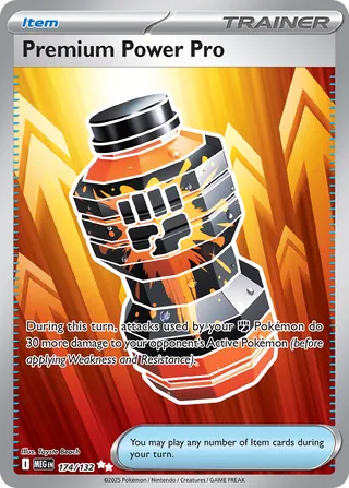 Premium Power Pro 174/132 — Mega Evolution (English Pokémon TCG card)