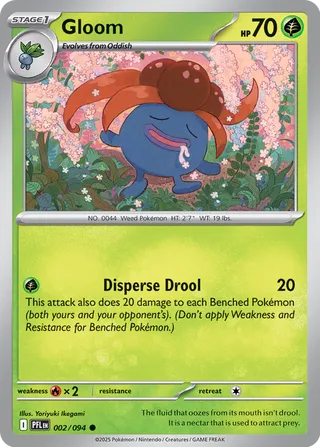 Gloom 002/94 — Phantasmal Flames (English Pokémon TCG card)