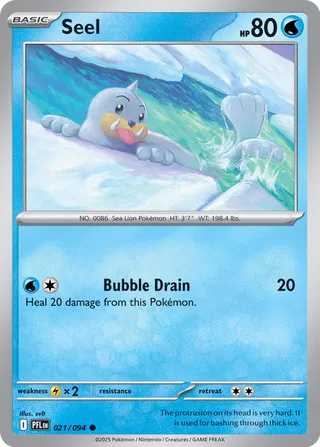 Seel 021/94 — Phantasmal Flames (English Pokémon TCG card)