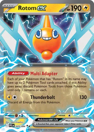 Rotom ex 029/94 — Phantasmal Flames (English Pokémon TCG card)
