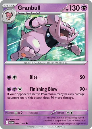 Granbull 038/94 — Phantasmal Flames (English Pokémon TCG card)