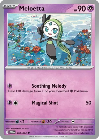 Meloetta 040/94 — Phantasmal Flames (English Pokémon TCG card)
