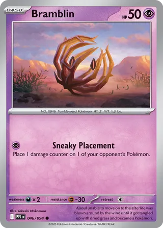 Bramblin 046/94 — Phantasmal Flames (English Pokémon TCG card)