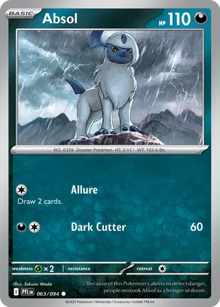 Absol 063/94 — Phantasmal Flames (English Pokémon TCG card)