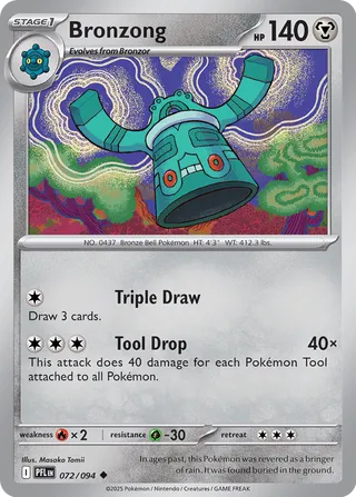 Bronzong 072/94 — Phantasmal Flames (English Pokémon TCG card)