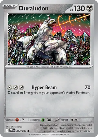 Duraludon 074/94 — Phantasmal Flames (English Pokémon TCG card)