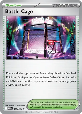 Battle Cage 085/94 — Phantasmal Flames (English Pokémon TCG card)