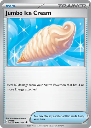 Jumbo Ice Cream 091/94 — Phantasmal Flames (English Pokémon TCG card)