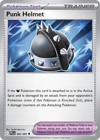 Punk Helmet 092/94 — Phantasmal Flames (English Pokémon TCG card)