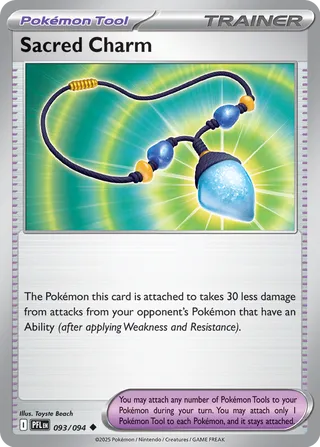 Sacred Charm 093/94 — Phantasmal Flames (English Pokémon TCG card)