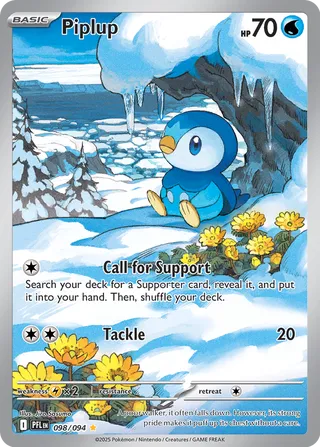 Piplup 098/94 — Phantasmal Flames (English Pokémon TCG card)