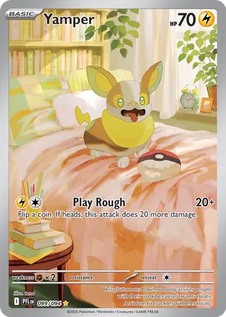 Yamper 099/94 — Phantasmal Flames (English Pokémon TCG card)