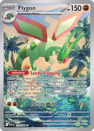 Flygon 101/94 — Phantasmal Flames (English Pokémon TCG card)