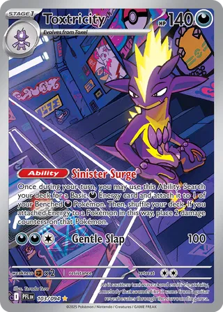 Toxtricity 103/94 — Phantasmal Flames (English Pokémon TCG card)