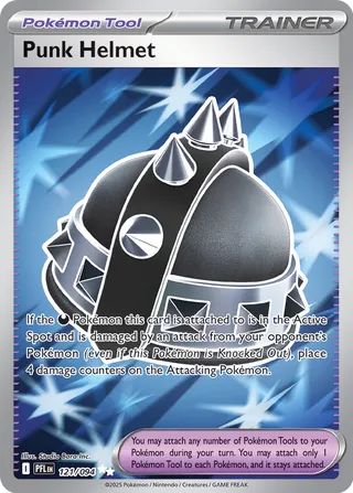Punk Helmet 121/94 — Phantasmal Flames (English Pokémon TCG card)
